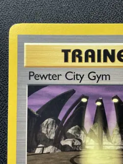 Pokemon Trainer Pewter City Gym 115/132 1st Edition Gym Heroes LP / MP - Image 2