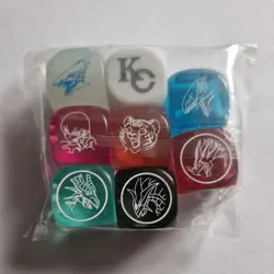 8x DICE Yu-Gi-Oh! TCG Set Of 8 Dice Legendary Duelists Season 2 NEW SHONEN JUMP - Image 1