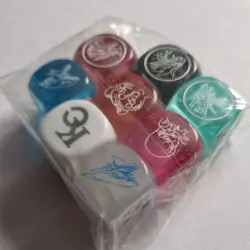 8x DICE Yu-Gi-Oh! TCG Set Of 8 Dice Legendary Duelists Season 2 NEW SHONEN JUMP - Image 4