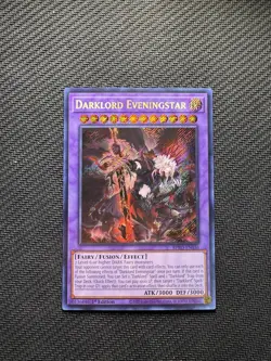 🔥Yu-Gi-Oh! - Darklord Eveningstar - BPRO-EN036 - Secret Rare - NM🔥 - Image 1