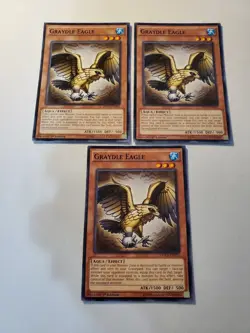 Yugioh - Graydle Eagle DOCS-EN035 NM 1st ed Common x3 - Image 1