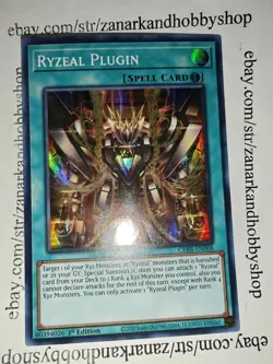 YuGiOh Ryzeal Plugin CRBR-EN008 Super Rare - Image 1