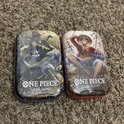 One Piece Tin Pack Set Vol 2 Factory Sealed 2 TIN LOT IN HAND Ready To Ship New - Image 1
