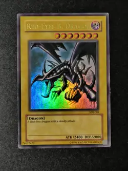 Red-Eyes B. Dragon - SDJ-001 Ultra Rare Unlimited Edition LP Yugioh - Image 1