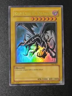 Red-Eyes B. Dragon - SDJ-001 Ultra Rare Unlimited Edition LP Yugioh - Image 2