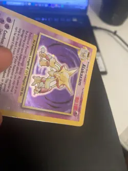 Alakazam 1/102 Holo Base Set Unlimited - MP/HP - Pokemon TCG WOTC Vintage - Image 4