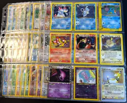 Lot of 90 ALL HOLO Vintage Pokemon Card Binder Collection - Image 1