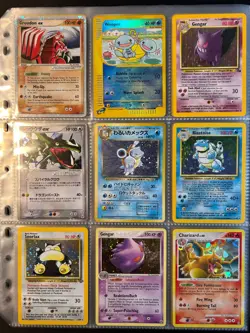 Lot of 90 ALL HOLO Vintage Pokemon Card Binder Collection - Image 4