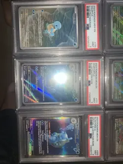 Pokemon SV 151 EN PSA 9 SIR Complete Starter & Evolutions 9 Card Set - Image 4