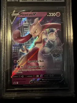 Mewtwo V SWSH223 SWSH: Sword & Shield Promo Cards Holo - Image 1
