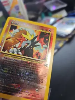 Pokemon TCG Entei Wotc Promo 34/53 Reverse Holo Card 2001 English LP - Image 3