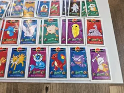 VINTAGE Pokemon Card Lot Pocket Monsters Kaku Menko Japanese RARE Amada Eevee - Image 3