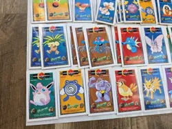 VINTAGE Pokemon Card Lot Pocket Monsters Kaku Menko Japanese RARE Amada Eevee - Image 4
