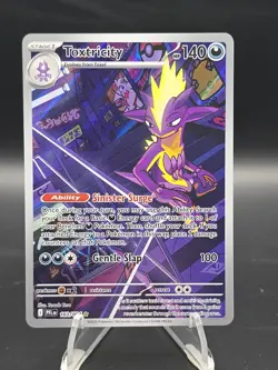 Pokemon TCG Toxtricity 103 Phantasmal Flames IR Illustration Art Rare Card NM - Image 1