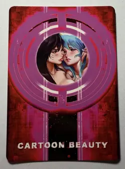 SEXY HEROINE WAIFU Ahri & Sona LEAGUE OF LEGENDS ACG PREMIUM HOLO CARD NM - Image 2