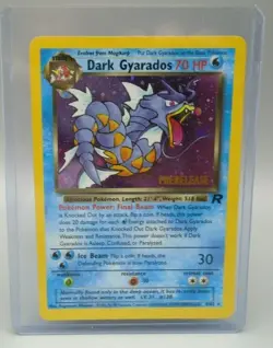 Pokemon Card DARK GYARADOS Prerelease Holo Foil Rare Card 8/82 1999-2000 Wizards - Image 3