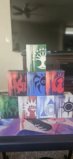 MTG Ravnica Guild Kit Battle Box - 8 Decks - Fully Sleeved with Deck Boxes Lot - Image 2