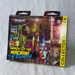 MTG MoM Aftermath Collector Booster Hanger Pack March of the Machine Sealed Mint - Image 1