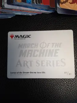 MTG Art Series March of the Machine GOLD STAMP/SIGNATURE Complete Set (81) - NM - Image 2