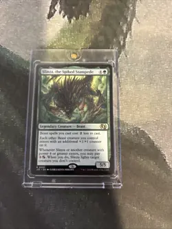 MTG Slinza, the Spiked Stampede (Anime) - Foundations Jumpstart (J25) #55 MTG - Image 4