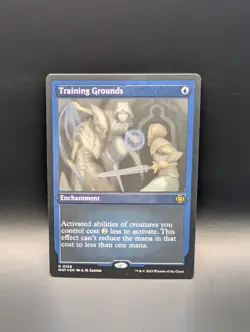 MTG - Training Grounds - FOIL ETCHED - Enchantment - MAT #109 - Rare - Image 1