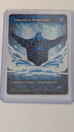 Aang, Swift Savior (Borderless) (Neon Ink Foil) - Avatar: The Last Airbender MTG - Image 2