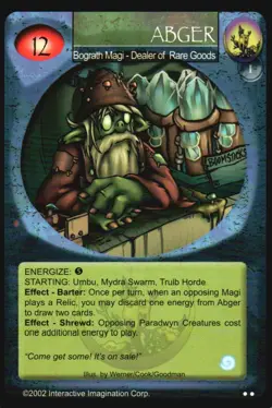 You Pick - Bograth - Magi Nation Duel (MND) TCG/CCG Cards - Rare/Uncommon/Common - Image 2