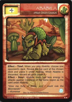 You Pick - d'Resh - Magi Nation Duel (MND) TCG/CCG Cards - Rare/Uncommon/Common - Image 2