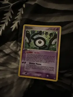 Pokemon TCG Unown S EX Unseen Forces S /28 Holo Holo Rare LP-EX - Image 1