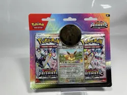 Pokemon TCG, Prismatic Evolutions, 2 Pack Blister, Eevee, New Sealed - Image 1
