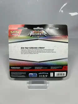 Pokemon TCG, Prismatic Evolutions, 2 Pack Blister, Eevee, New Sealed - Image 2