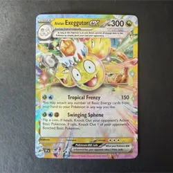 Pokemon Alolan Exeggutor EX 133/191 Sv08 Double Rare Holo 300HP Tropical Frenzy - Image 1