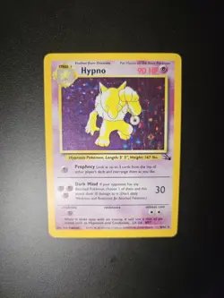 Pokemon TCG - Hypno 8/62 Fossil Holo Rare 1999 Unlimited - Image 1