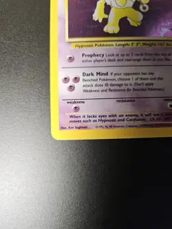 Pokemon TCG - Hypno 8/62 Fossil Holo Rare 1999 Unlimited - Image 4