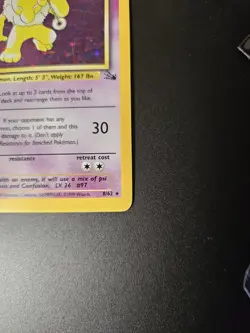 Pokemon TCG - Hypno 8/62 Fossil Holo Rare 1999 Unlimited - Image 5