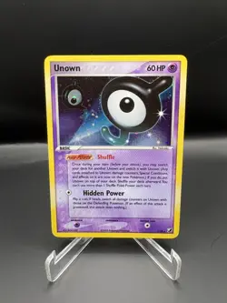 Pokemon Card - Unown (J) Unseen Forces J/28 Holo Rare NM - Image 1