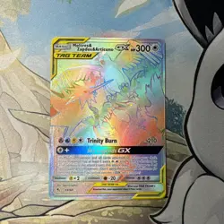 Pokemon TCG Moltres & Zapdos & Articuno Card GX Hidden Fates 69/68 NM Condition - Image 1