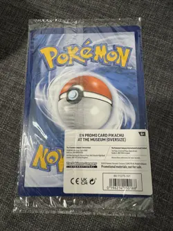 Pikachu At The Museum, Pokemon Natural History Museum Jumbo Promo - Image 2