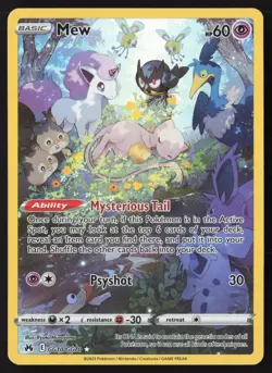 Mew GG10/GG70 Pokemon Crown Zenith Galarian Gallery - Image 1