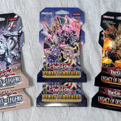 Yu-Gi-Oh Sealed Booster Hangers Lot of 6 BOL TR, Valiant Smashers, LOD 1st Ed - Image 3