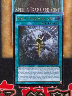 Yugioh Rank-Up-Magic Astral Force LVAL-EN059 Ultimate Rare 1st Ed NM - Image 1