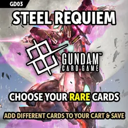 Gundam Card Game Singles - Steel Requiem GD03 - Up to 25% Off Rares - Image 1