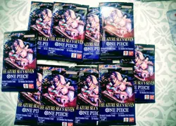 One Piece TCG (OP-14) The Azure Sea's Seven Booster Packs - English - Lot of 10 - Image 1