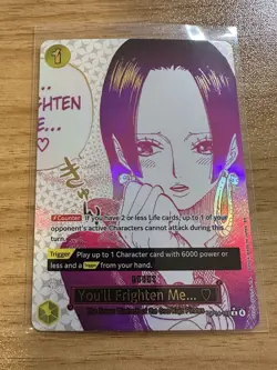 One Piece TCG You’ll Frighten Me… (Parallel Art) OP14-118 The Azure Sea’s Seven - Image 1