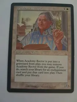 Academy Rector MP MTG Magic the Gathering Urza's Destiny Reserved List - Image 1