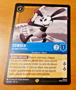 LORCANA TRADING CARD GAME DISNEY CHAPITRE 6 CARTE 142/204 LEGENDAIRE FR MINT - Image 1