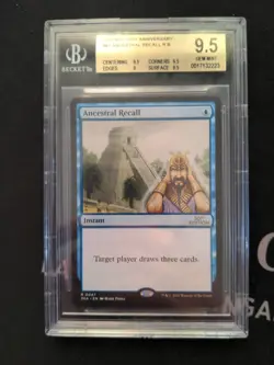 BGS 9.5 Ancestral Recall MODERN MTG Magic the Gathering 30th Anniversary Edition - Image 1