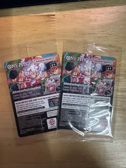 One Piece Monkey.D.Luffy US College Basketball Promo Card IN HAND - Image 2