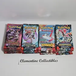 Pokemon Card Lot 20 Booster Packs SEALED Destined/Surging/Twilight/Jourey - Image 1