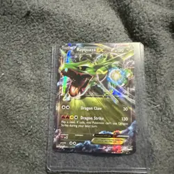 Pokemon TCG Rayquaza EX XY73 XY Black Star Promo 2015 Ultra Rare Card LP - Image 1